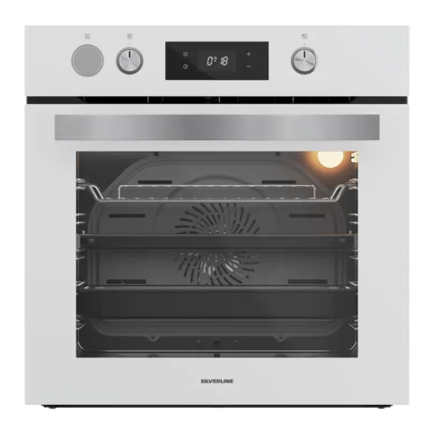 Silverline BO65P4W01 Beyaz Ankastre Fırın