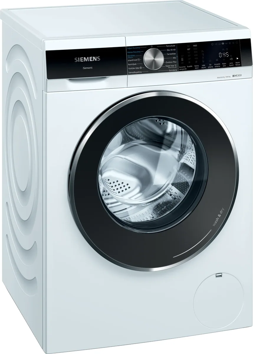 Siemens WN54A2X1TR iQ300 Kurutmalı Çamaşır Makinesi 10/6 kg 1400 dev./dak.
