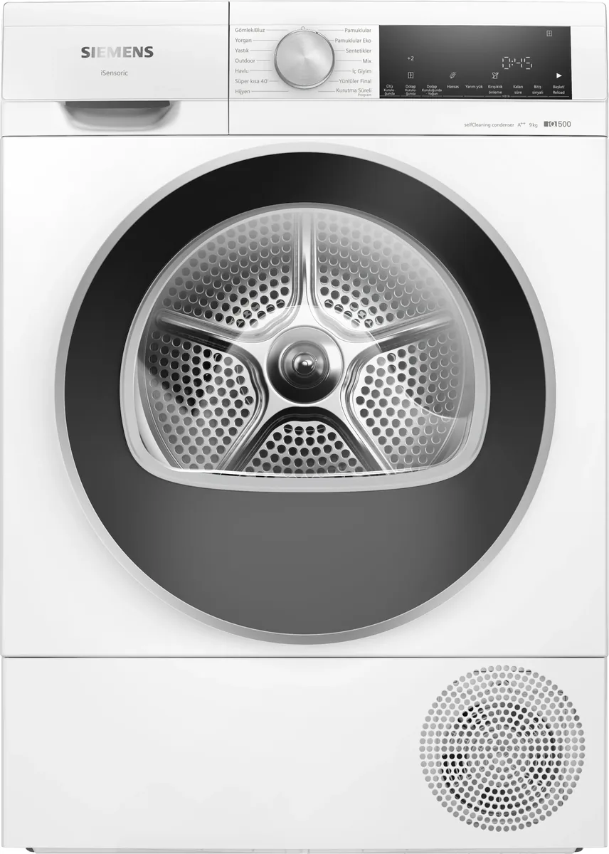 Siemens WQ44G2C1TR iQ500 Isı Pompalı Kurutma Makinesi 9 kg